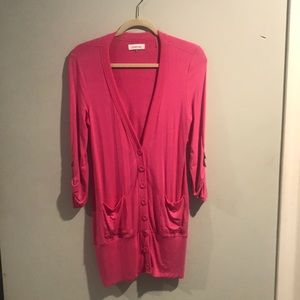 Calvin Klein Stylish Hot Pink Cardigan